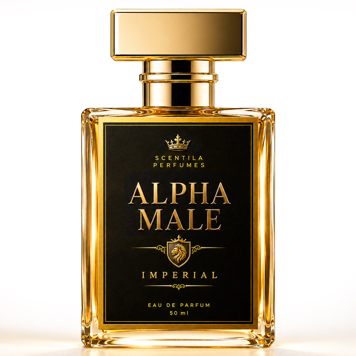 Alpha Male Imperial Perfume for Men | Eau De Parfum 50ml | Cardamom, Pear, Amber & Vanilla | Long Lasting Men's Fragrance | Gift for Him